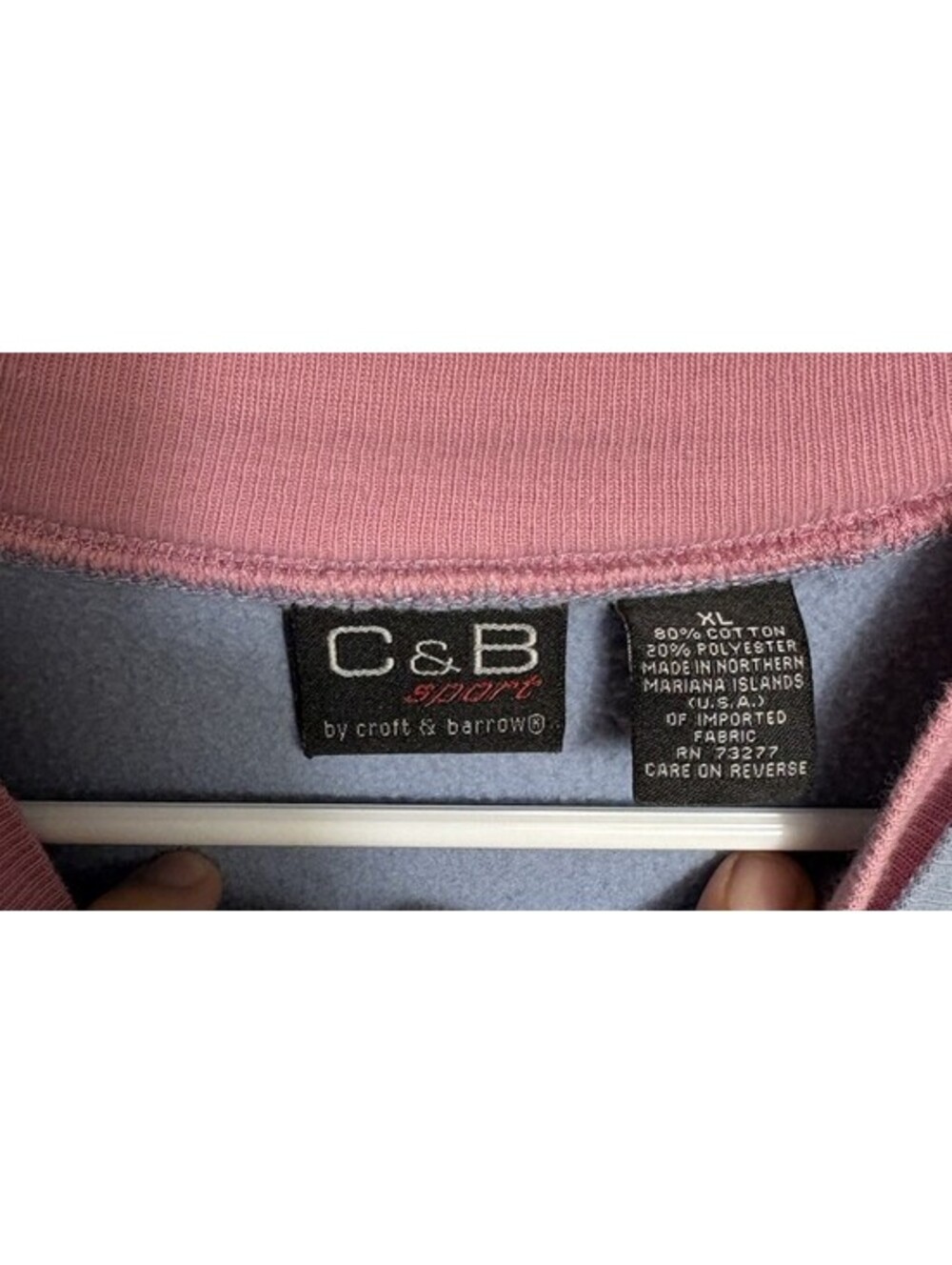 Vintage C&B Sport by Croft & Barrow "Nana Granny Grandma" Embroidered Sweatshirt - Picture 3 of 6